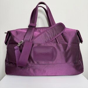 Samsonite Plum Travel Duffel with Adjustable Shoulder Strap